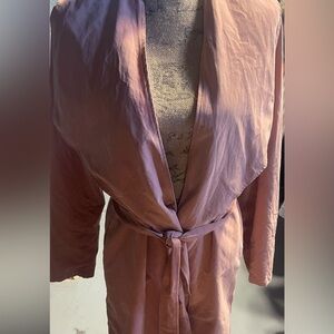 Love Tree Blush Pink Women's Trench Coat
